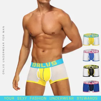 

Girl New Fashion Men's Letter Print Breathable Men's Underwear Boxer Underwearest