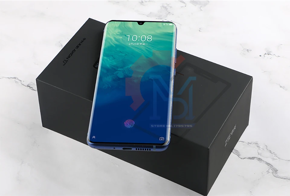 Zte Axon 10 Pro 5G LTE мобильный телефон 6,4" гибкий изогнутый экран капли воды 6G ram 128G rom восьмиядерный смартфон Snapdragon 855