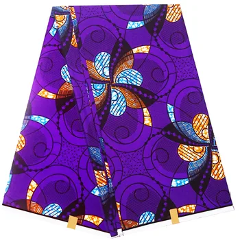 

2020 African block wax prints fabric Veritable wax fabrics Ankara Wax 100% cotton 6 yards
