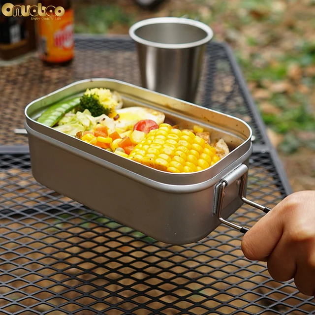 Square Aluminum Lunch Box, Japanese Square Lunch Box