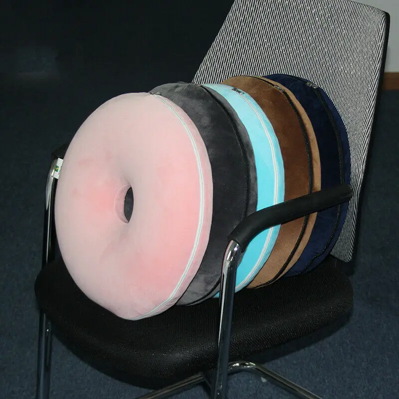 40*40 см копчик обезболивающее кольцо Подушка для сиденья пена памяти Удобная подушка "пончик" Новинка