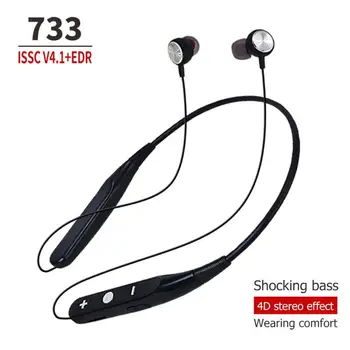 

Bluetooth Headset Earphone Wireless Neckband Sport Handsfree Headphones With Microphone Support TF Memory Card For Xiaomi 733
