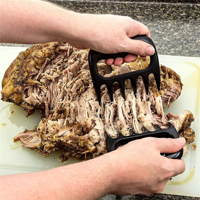 Комплект из 2 предметов барбекю лапы мясо когти тянут курица Шредер свинина обработчик резьбовые вилы барбекю гриль мясо обработчик Кухня вилки инструмент