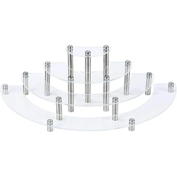 

4 Tiers Acrylic Cake Stand Storage RackCupcake Display Stands for Wedding Party Dessert Display Holder Decoration DIY Kitchen Ca