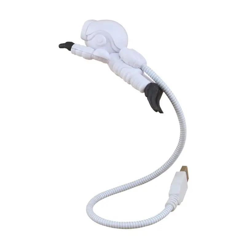 Светодиодный мини-ночник в форме ныряльщика, 5 В, питание от USB, 360 градусов, практичный Универсальный крученый шланг, кнопка защиты глаз, тип освещения