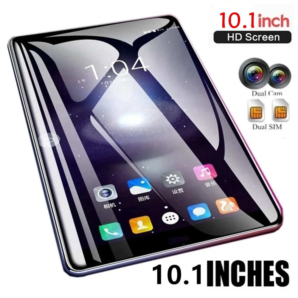 Buy new Years gift New WiFi Tablet PC 10.1 Inch Ten Core 4G Network Android 7.1 Arge 2560*1600 IPS Screen Dual SIM Dual Camera Rear