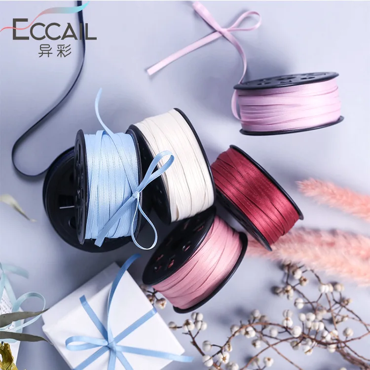 

5mm/10mm/15mm/25mm/40mm 10yards Double Satin Ribbon for Handwork Stuff Gift Packaging Stuff DIY Supplies