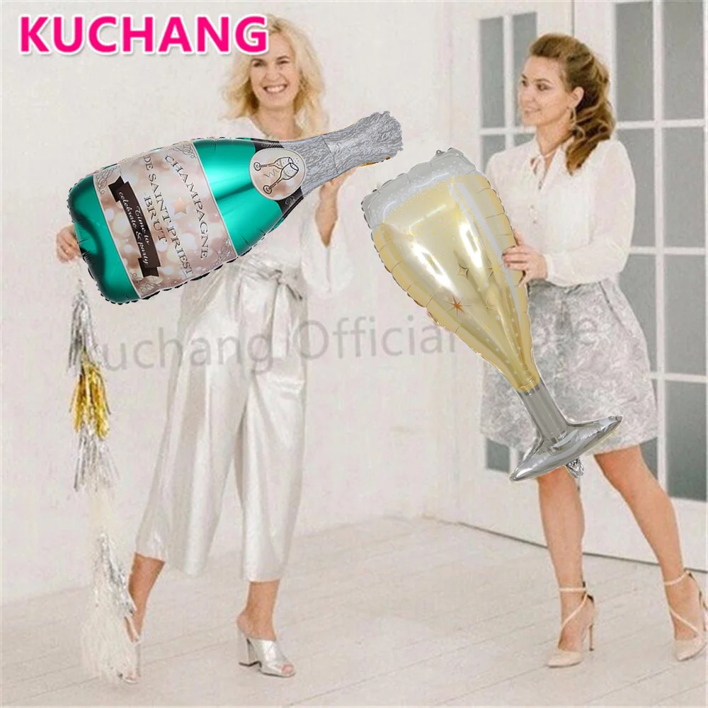 Balloons Wedding Bottle Champagne Birthday-Party-Decorations Aluminium-Foil Anniversary