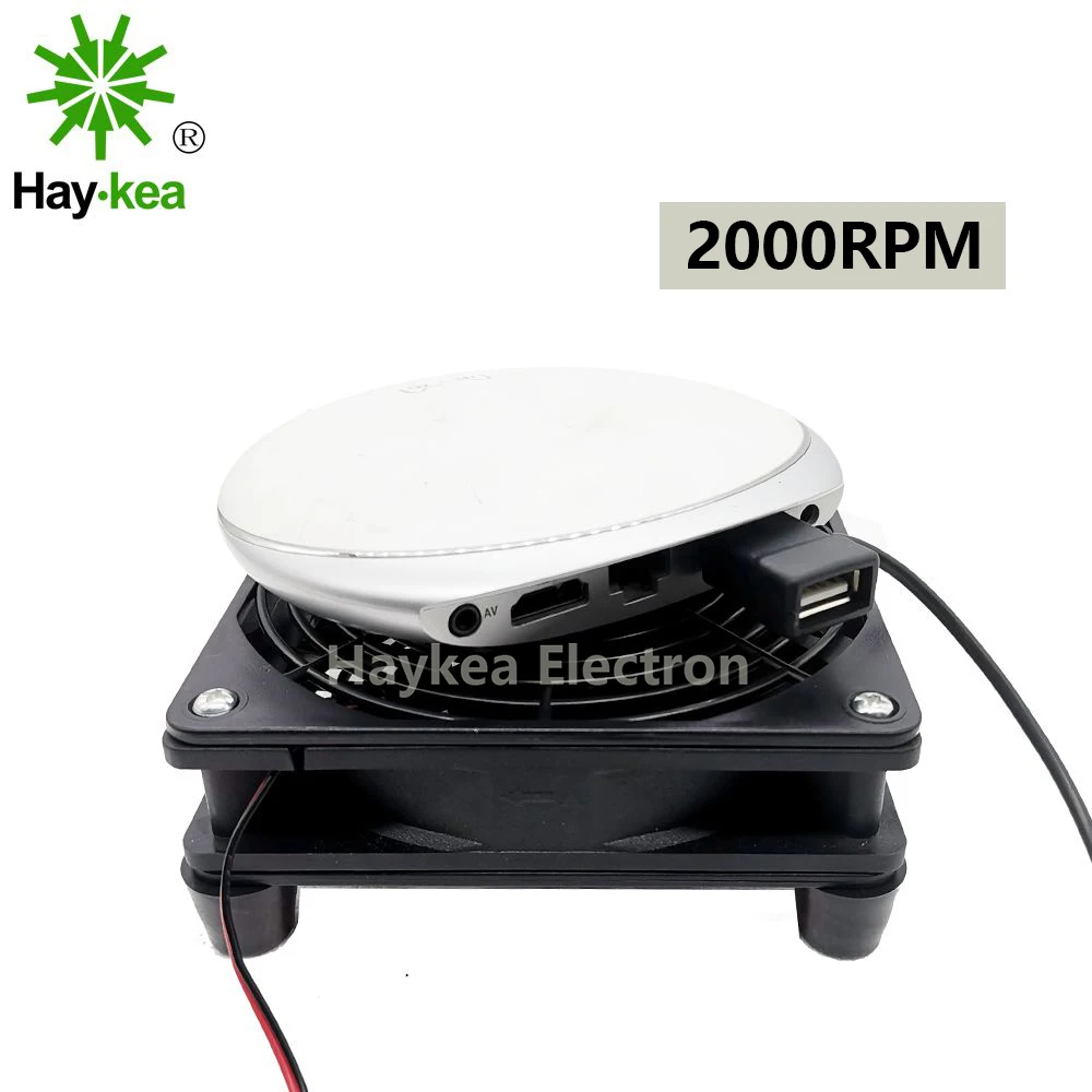 5V USB power Router Fan TV Box Cooler 120mm PC DIY Cooler W Screws Protective net 2