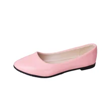 2020 Women's Flat  Heels Artificial PU Colorful Casual Shoes Comfortable Inside Small Shoes