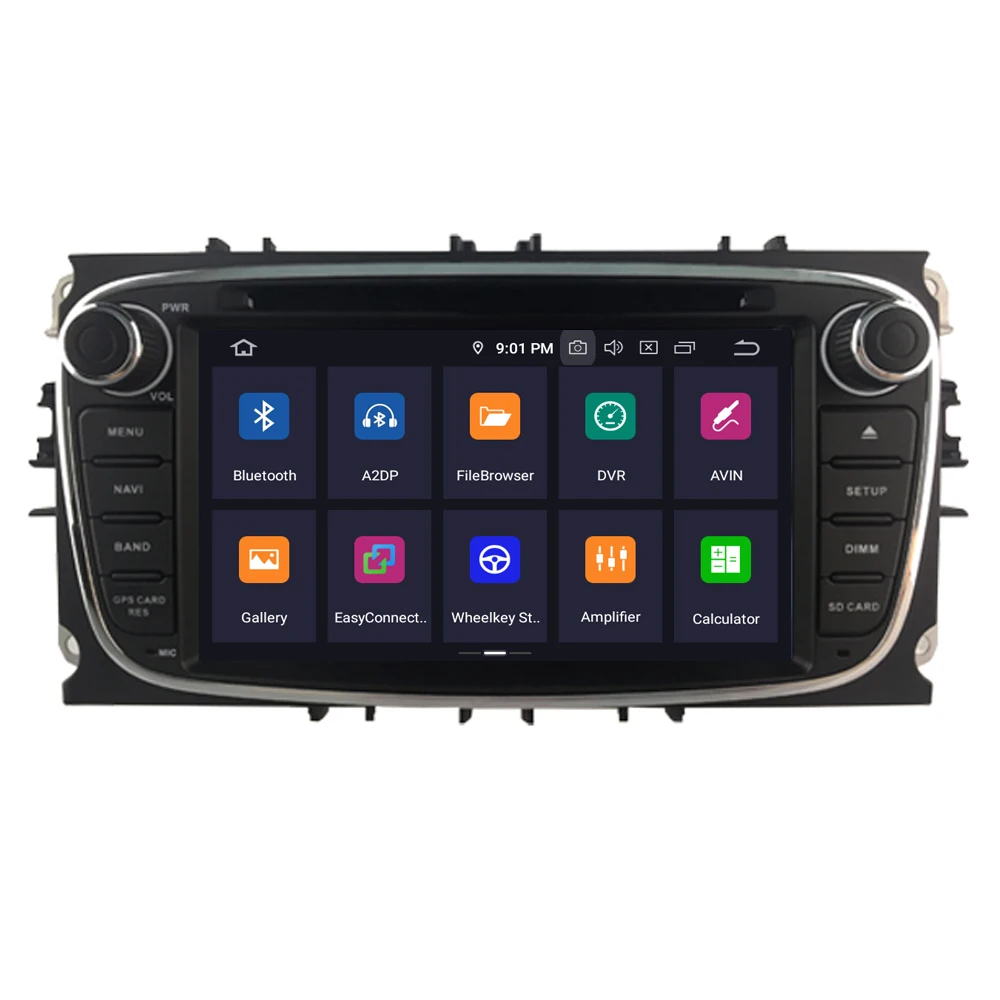 RoverOne для Ford Focus 2 Mondeo Kuga S max C MK2 Android 10 0 сенсорный экран автомобильный DVD GPS навигация