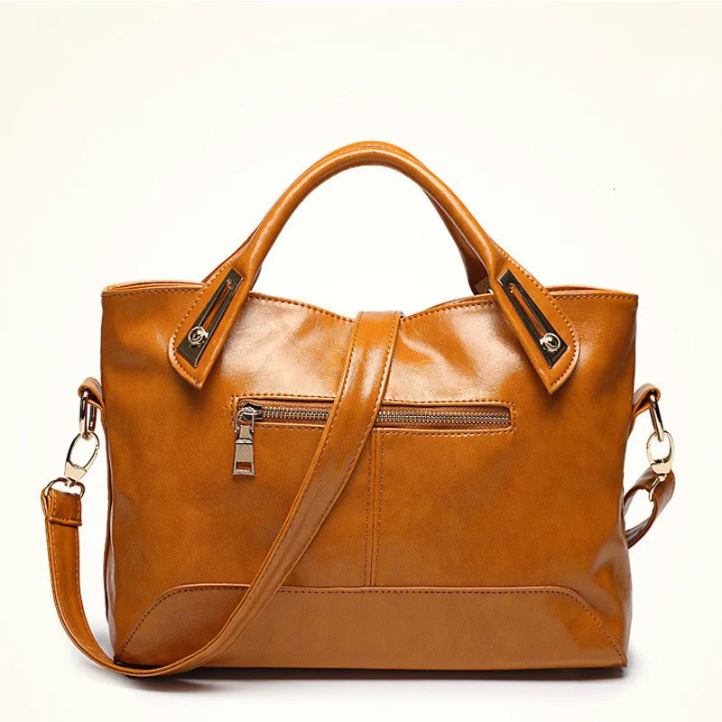 Женские кожаные дизайнерские сумки с масляным воском, высококачественные сумки через плечо, женские сумки, модные брендовые женские Сумки из искусственной кожи
