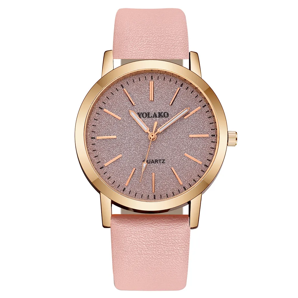 

YOLAKO Women's Casual Quartz Leather Band Sky Watch Analog Wrist Watch wristwatches women watches Gifts ladies watch