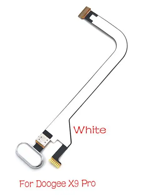 X9 Pro white Для Doogee Shoot 1 2X9 Pro сканер отпечатков пальцев Сенсорный ID сенсор Главная Кнопка возврата гибкий кабель в сборе - Цвет: X9 Pro white