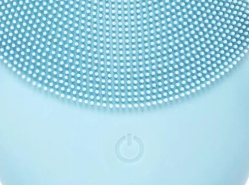 light blue Электрическая Очищающая щетка для лица, Очищающая щетка для лица, водонепроницаемая, красота, Глубокая чистка, удаление черных точек, очиститель пор - Цвет: light blue