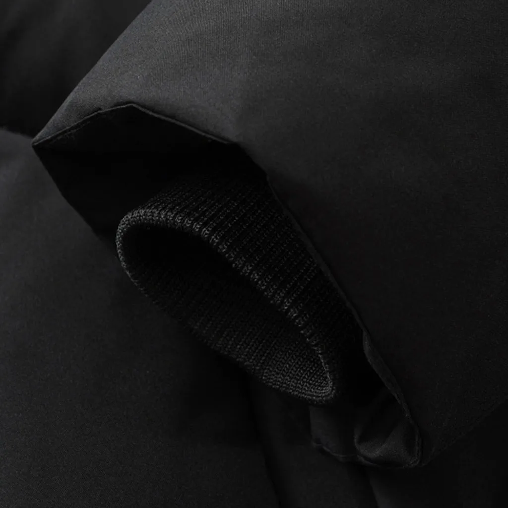 KLV parkas Winter Jacket Men Hooded Thick Warm Down Parka Coat Casual Slim Down Mens Overcoat Many Pockets High Quality hot 9107