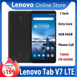 Lenovo – tablette Android de 7 pouces tab V7, avec Firmware Global, pour appels téléphoniques, version LTE, 4 go de ram, 64 go de rom, Octa core, reconnaissance faciale, double Dolby 