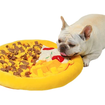

Pizza Sniffing Pet Dog Mat Dog Work Searching Pad For Training Smelling Skill Preventing Damage To Furniture Pet Supplies.