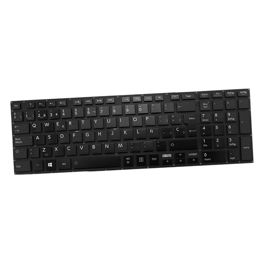 Испанский раскладка для замены клавиатура для Toshiba Satellite P50-B P50T-B P55-B P55T-B Клавиатура ноутбука Ремонт Часть Фирменная Новинка