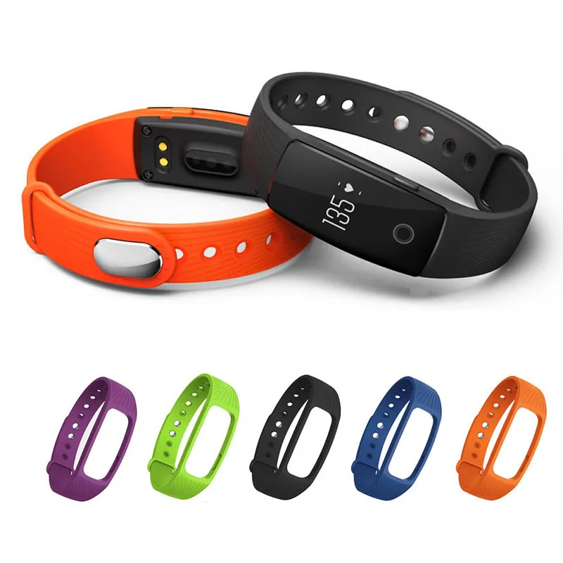 

Fitness Tracker Heart Rate Monitor Strap Wristband For IPRO ID107 Smart Watch Au08 19 Dropship