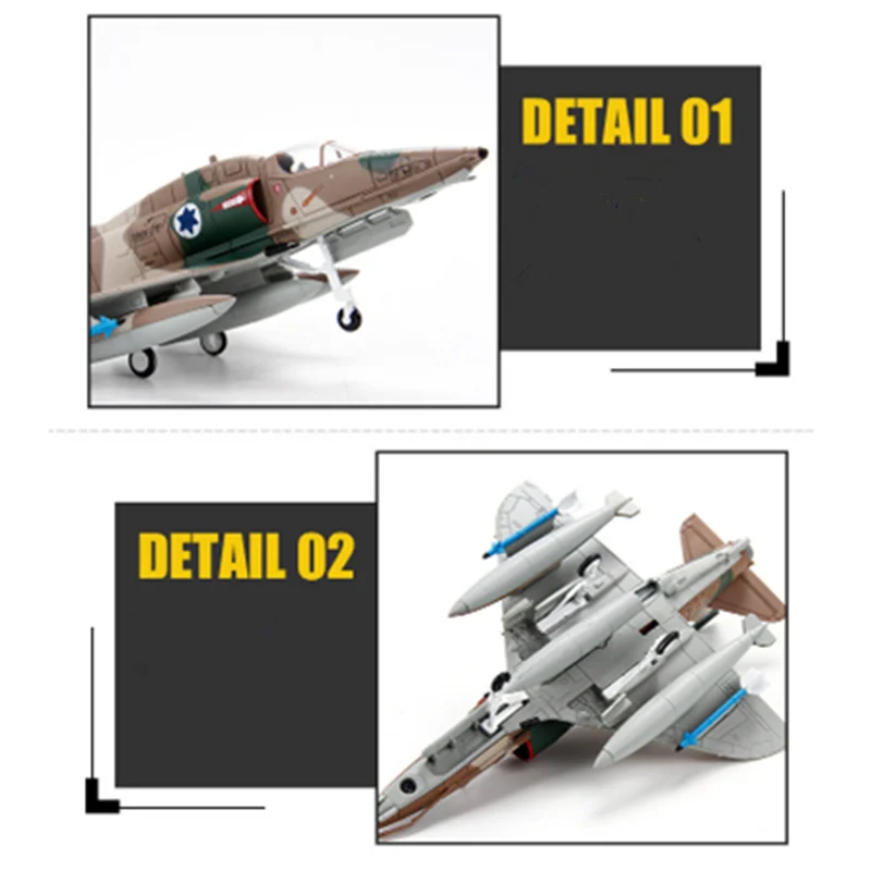 Коллекция 1: 72 Масштаб 17,5 см Американский A-4 Штурмовик модель Литой Сплав A4M Skyhawk истребитель дисплей для детей и взрослых