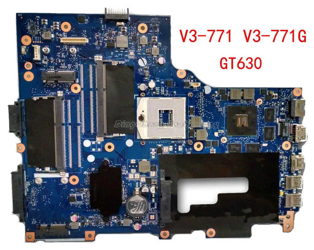 HOLYTIME ноутбук материнская плата для Acer V3-771 VA70/VG70 NBRYQ11001 NB. RYQ11.001 DDR3 HM77 GT630M 1 ГБ