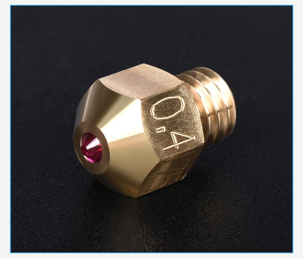GmFive высокая температура MK8 красный распылитель MK8 сопло 1,75 мм подходит для специальных материалов Petg ABS Pei Peek нейлон для Ender 3 Cr10