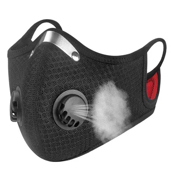 

Face Mask Filter Anit-fog Breathable Dustproof Bicycle Respirator Sports PM2.5 Pollen Allergy Protection Dust Reusable Masks