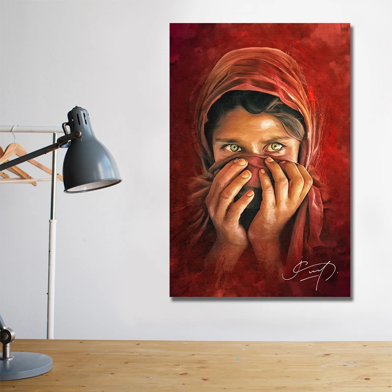 

Modern Portrait Hd Print Canvas Paintings Vintage Posters Cuadro Decorative Wall Pictures For Living Room Home Decor no frame