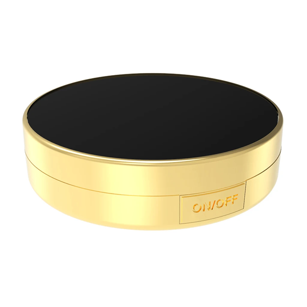 Round Compact Makeup Mirror with Led Light 1X 10X Magnification for Purse Travel Bag Home Office Mirror