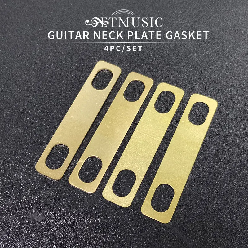 Guitar Neck Plates 4PCS Guitar Neck Plate Guitar Gasket Replacement Neck Shim Heightening Gasket Accessories