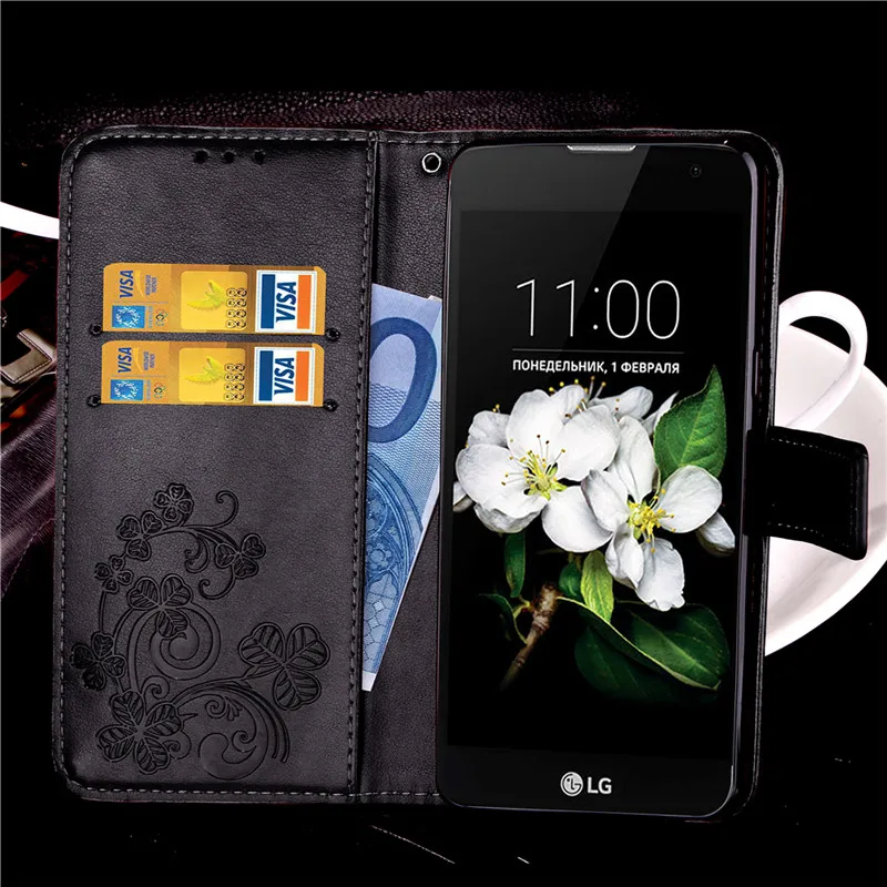Роскошный кожаный чехол для LG K7, откидной чехол, чехол для телефона с отделениями для карт, чехол-подставка для LG K7 X210DS X210 Tribute 5 LS675 K 7 LGK7, чехол s