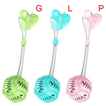 

Pet Dog TPR Sucker Toy Puppy Dog Bite Resistant Toy Pet Molar Teeth Cleaning Toy Pet Interactive Leaking Toy Pet Product