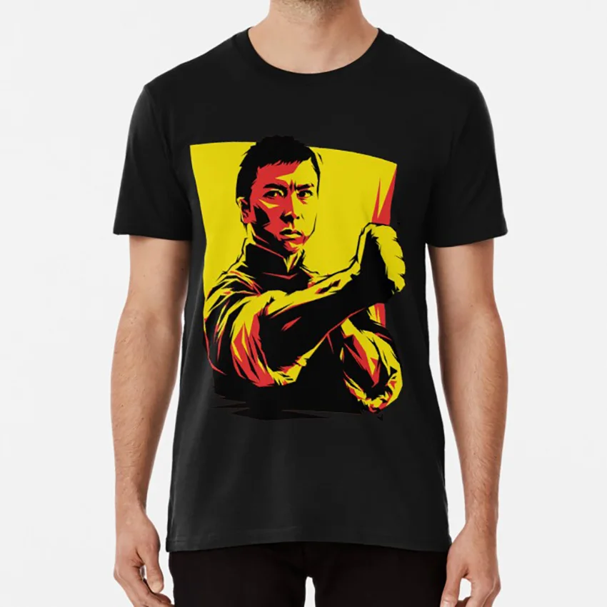 Ip Man T shirt donnie yen ip man Pattern Print T-Shirt Extra Large Asian Size S-5XL