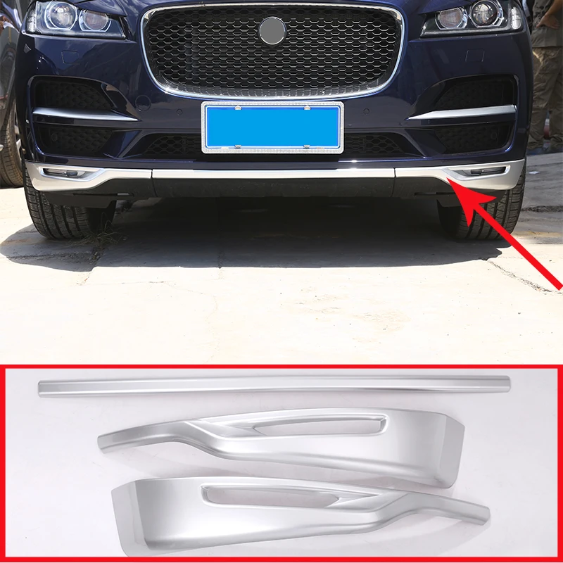 3 шт. для Jaguar F-Pace F Pace Prestige Premuim 2016 2017 2018 автомобильный Стайлинг ABS хромированный