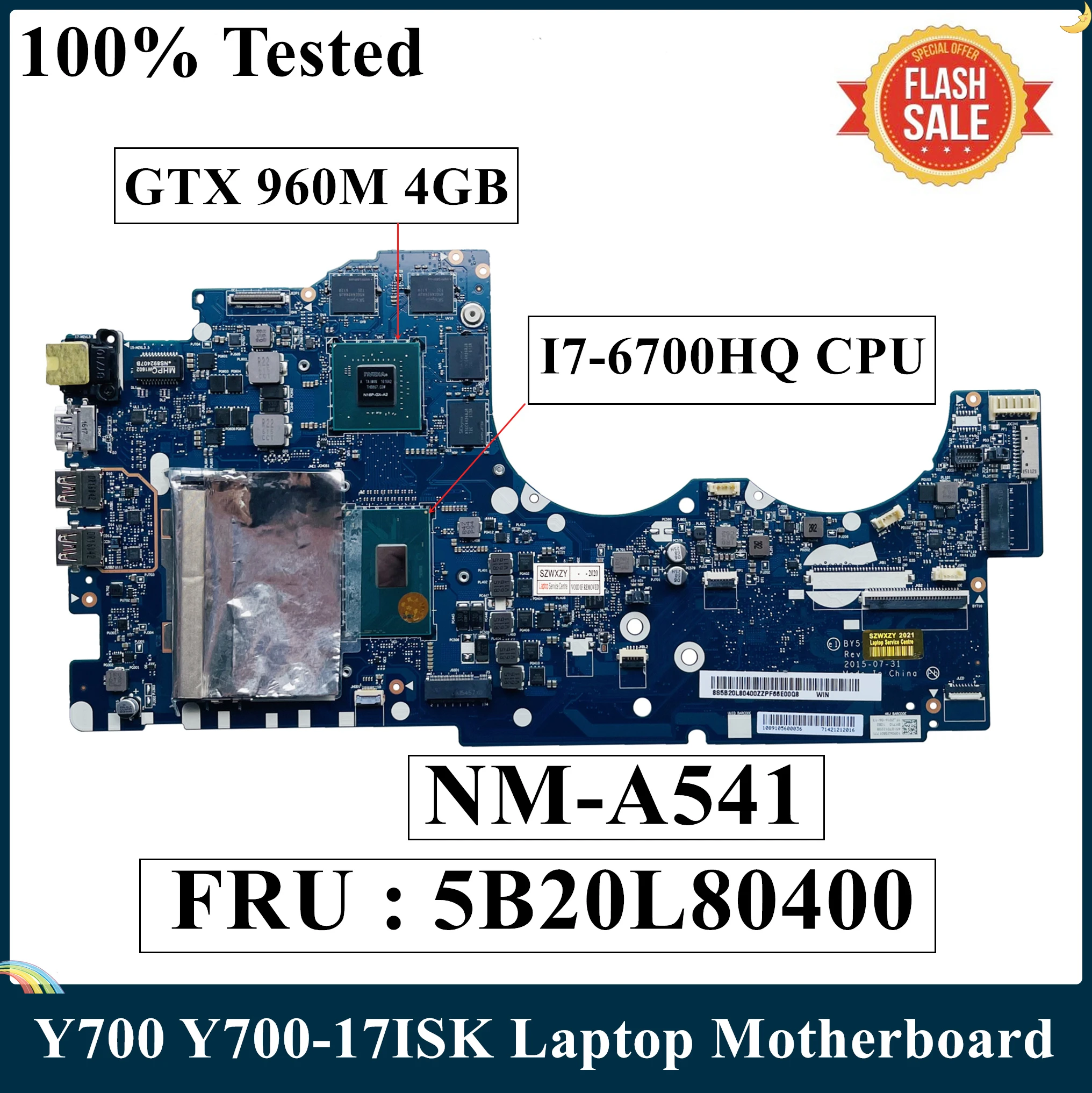Lsc For Lenovo Ideapad Y700 Y700 17isk Laptop Motherboard I7 6700hq Cpu Hm170 Gtx 960m 4gb Ddr4 5bk 5bl Nm A541 Laptop Motherboard Aliexpress Lsc For Lenovo Ideapad Y700 Y700 17isk Laptop Motherboard I7 6700hq Cpu Hm170 Gtx 960m 4gb Ddr4 5bk 5bl Nm A541 Laptop Motherboard Aliexpress