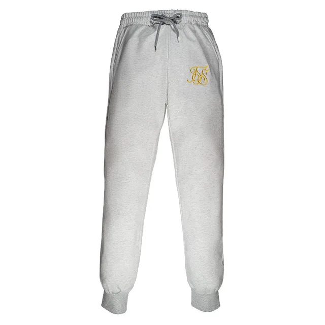 Light gray S Sik шелковая толстовка с капюшоном уличная Siksilk свитшоты Осень Хип Хоп Sik Толстовка Модный пуловер шелковые худи для мужчин - Цвет: Light gray