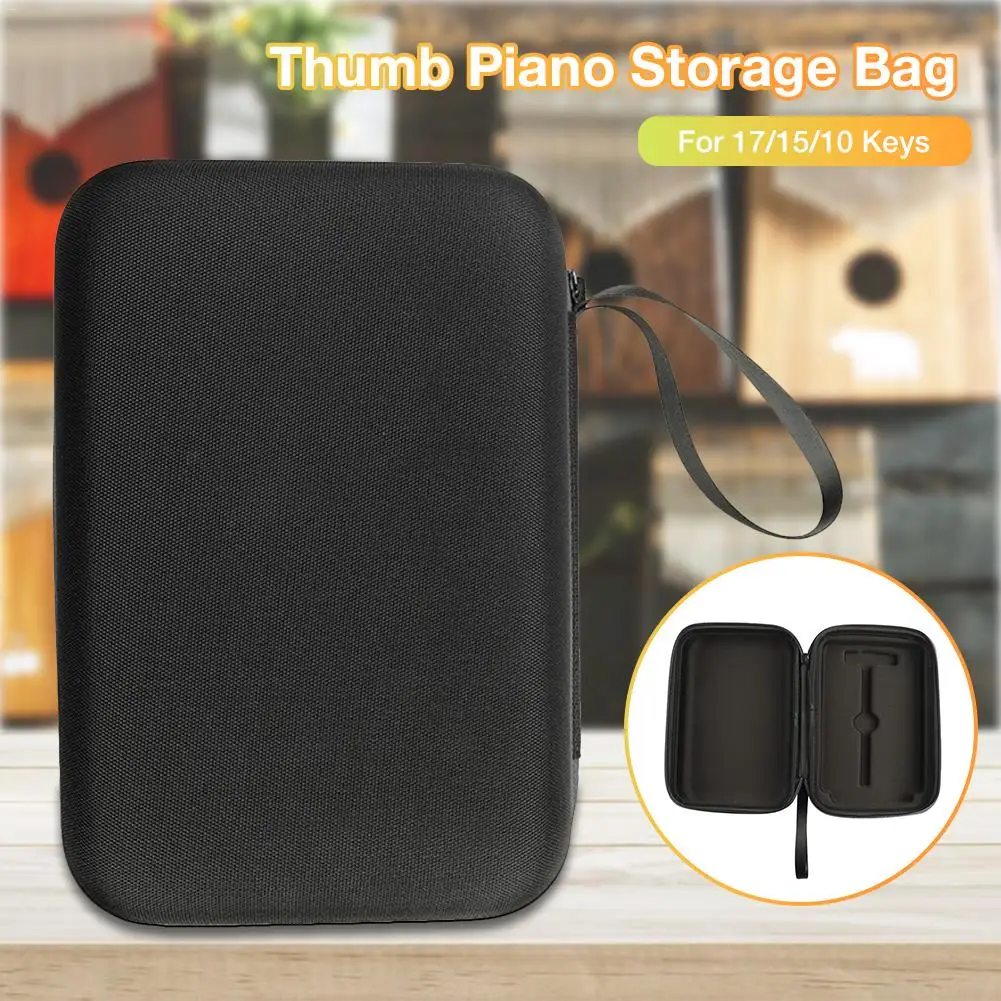 

17/15/10 Keys Thumb Piano Storage Bag Carrying Case for Kalimba Mbira Sanza Handbag Musical Instrument Accessories