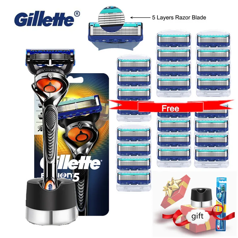 Бритва Gillette Fusion 5 Proglide для мужчин Сменное лезвие с гибкой ручкой основанием |