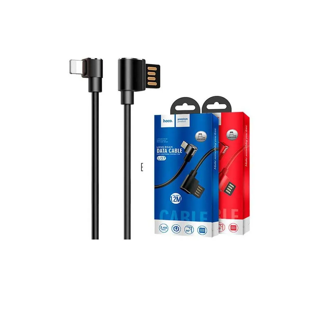 USB Kабель Lightning HOCO U37 Long roam charging data cable 1 метр черный|Кабели для мобильных телефонов| |