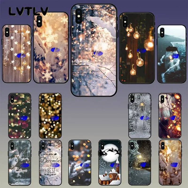 LVTLV зимний мягкий черный чехол для iPhone 11 pro XS MAX 8 7 6 6S Plus X 5 5S SE XR | Мобильные телефоны