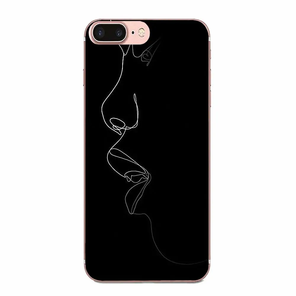 Абстрактный Lover уход за кожей лица Черный Мягкий защитный чехол для LG K50 Q6 Q7 Q8 Q60 X Мощность 2 3 Nexus 5 5X V10 V20 V30 V40 Q Stylus - Цвет: as picture