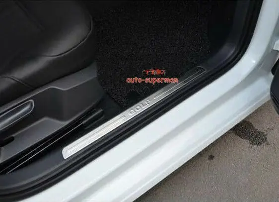 304. Стальная Накладка на порог для VW GOLF 7 MK7 5 двери