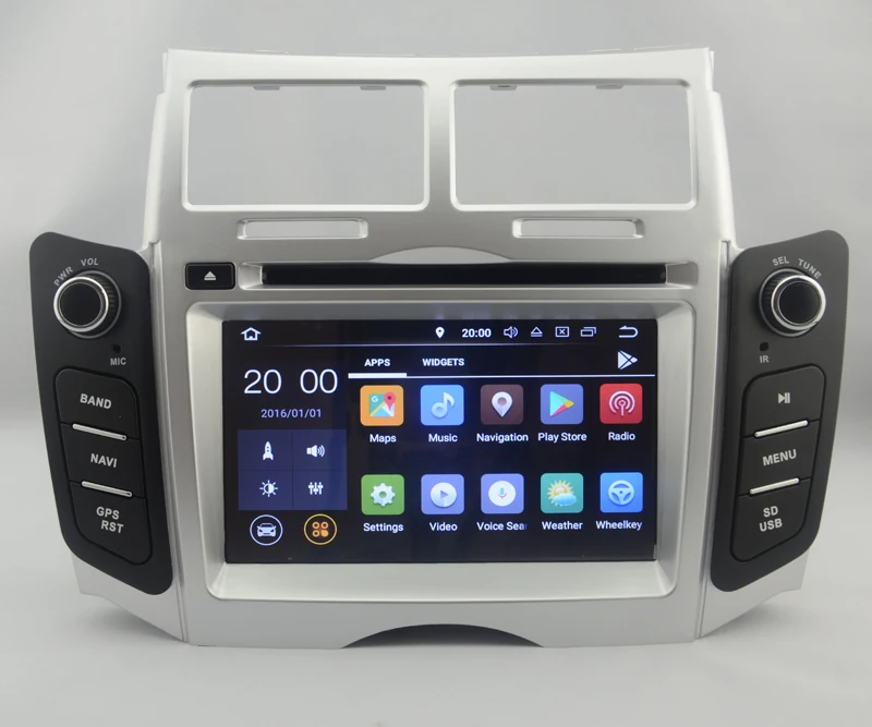 Восьмиядерный ips экран Android 9,0 автомобильный DVD gps радио навигация для Toyota Yaris, Vitz, Belta 2005-2011 с 4G/Wifi DVR OBD 1080P