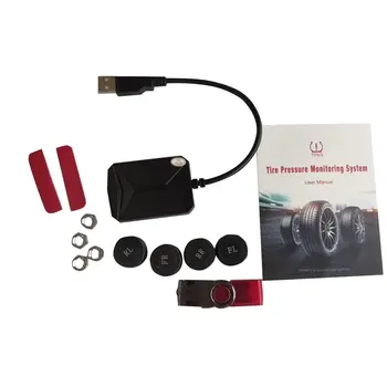 

Usb Tire Pressure Monitoring System Tpms Android Navigation Tire Pressure Wireless Monitor Built-In Tire Pressure Detection