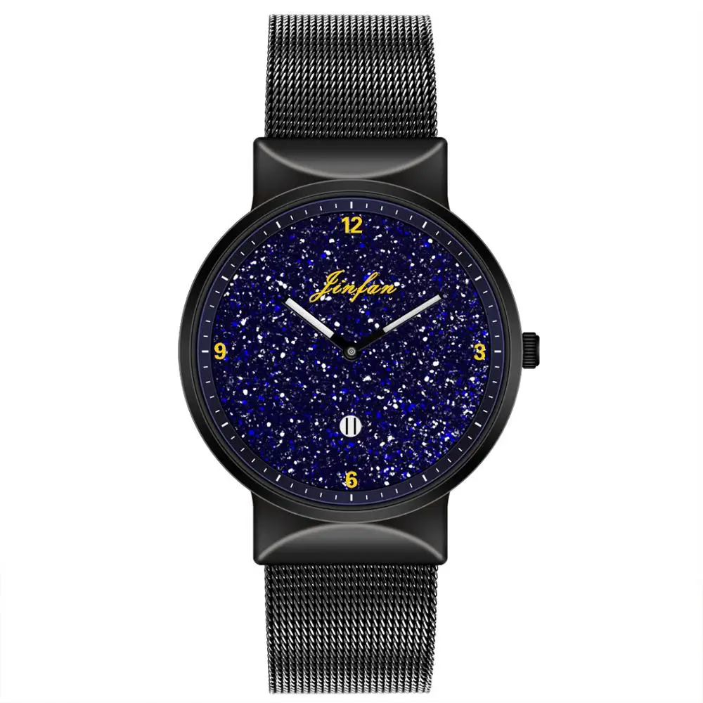 

2020 New Hot Women Watch Starry Sky watches Mesh Magnet Starp Mens Watch Luxury Fashion Geometric Quartz wristwatches relojes