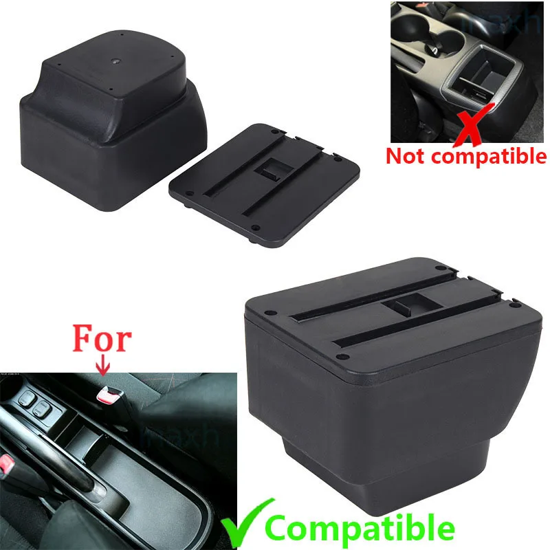 ZENVI Armleuning Compatibel Met Mazda 2 2007-2014 - Middenconsole Organizer Met USB & Opbergruimte