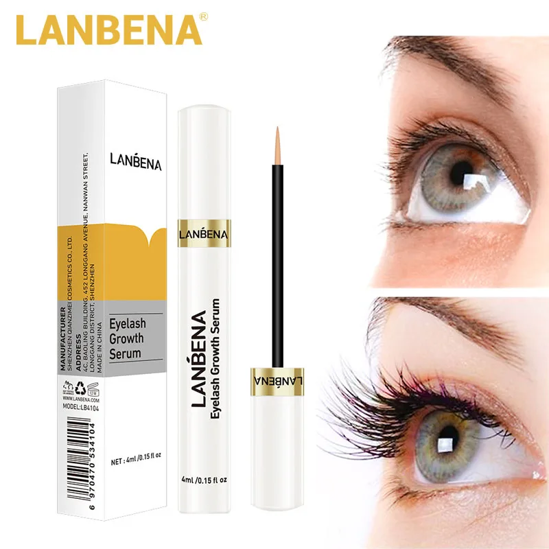LANBENA 7 Days Eyelash Growth Enhancer Eyebrows Serum Mascara Liquid Eyebrow Longer Thicker Cosmetics Make up | Красота и здоровье
