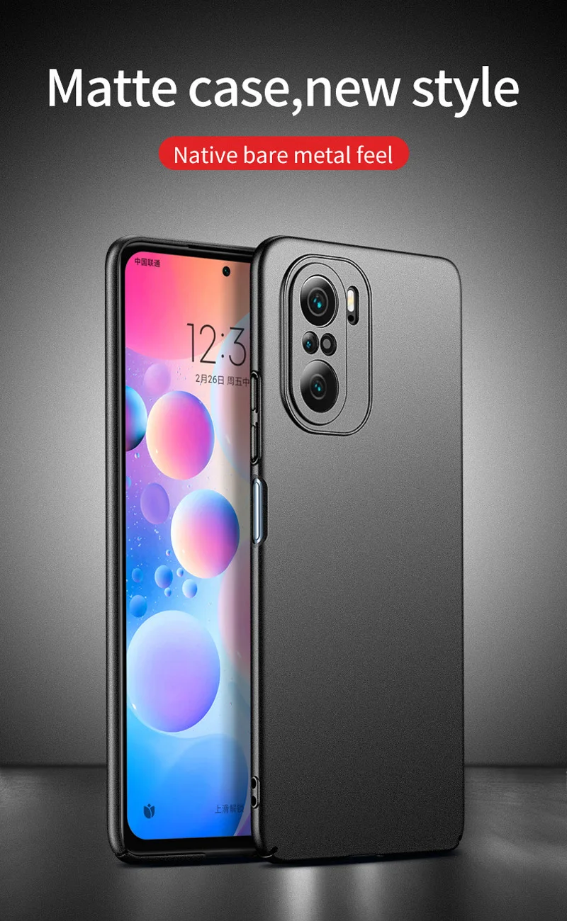 For Xiaomi Mi 11T Pro Hard PC Shockproof Cover Ultra Slim Matte Case For Xiaomi Mi11T Mi 11T Pro Covers