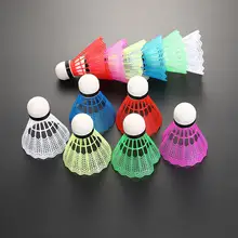 100% Brand New High Quality 12Pcs Badminton Foam Ball Head Durable Plastic Shuttlecock Gym Exercise Sport Training Supplies